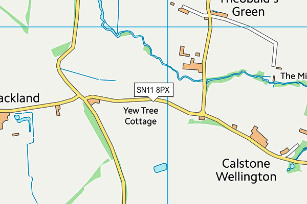 SN11 8PX map - OS VectorMap District (Ordnance Survey)