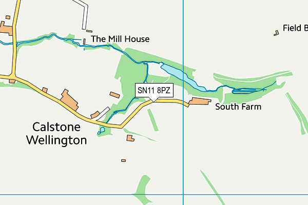 SN11 8PZ map - OS VectorMap District (Ordnance Survey)