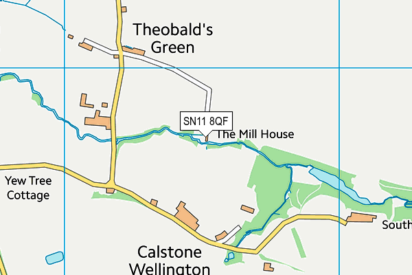 SN11 8QF map - OS VectorMap District (Ordnance Survey)