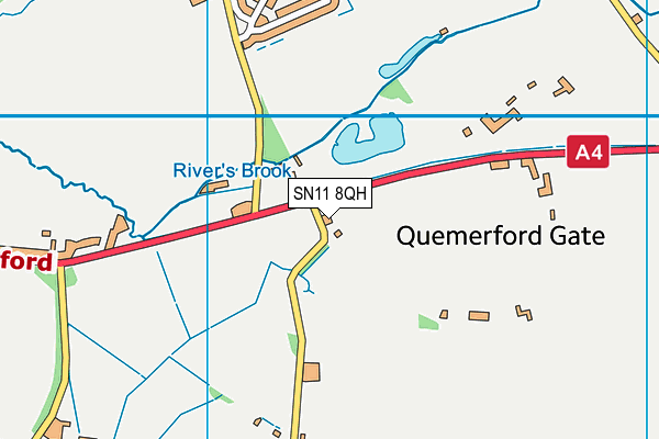 SN11 8QH map - OS VectorMap District (Ordnance Survey)