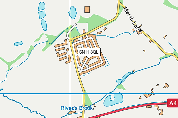 SN11 8QL map - OS VectorMap District (Ordnance Survey)