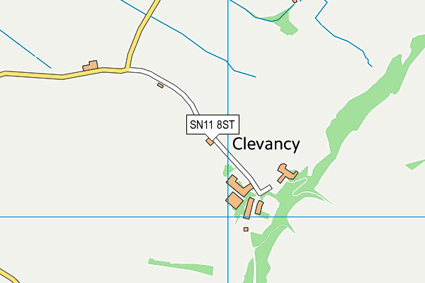 SN11 8ST map - OS VectorMap District (Ordnance Survey)