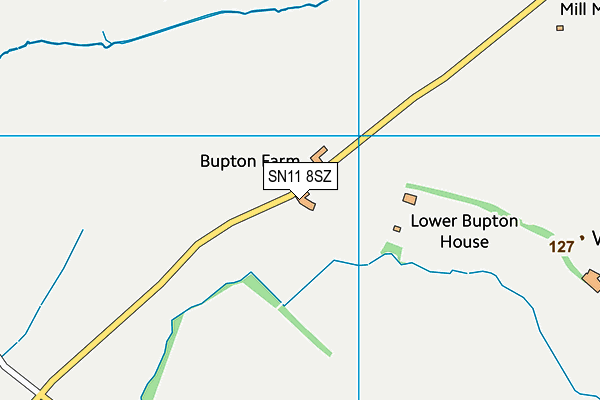 SN11 8SZ map - OS VectorMap District (Ordnance Survey)