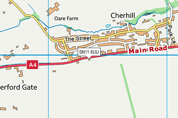 SN11 8UU map - OS VectorMap District (Ordnance Survey)