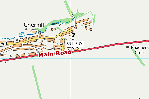 SN11 8UY map - OS VectorMap District (Ordnance Survey)