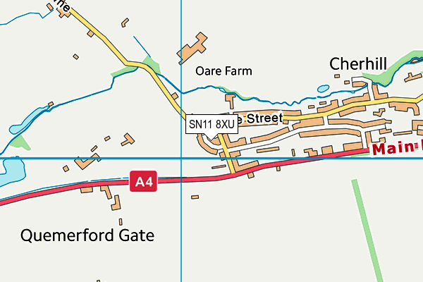 SN11 8XU map - OS VectorMap District (Ordnance Survey)