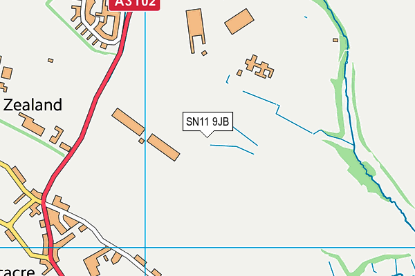 SN11 9JB map - OS VectorMap District (Ordnance Survey)