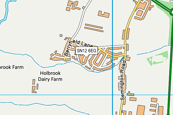 SN12 6EG map - OS VectorMap District (Ordnance Survey)