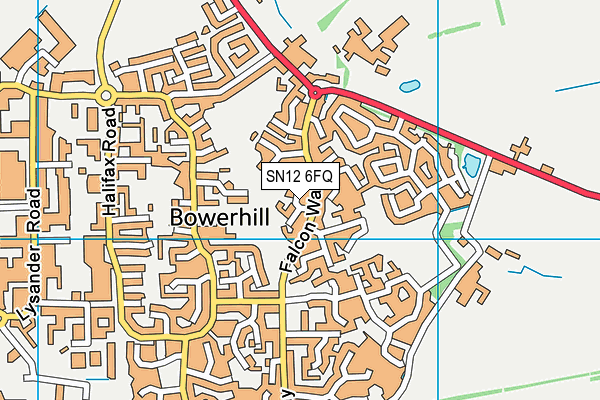 SN12 6FQ map - OS VectorMap District (Ordnance Survey)