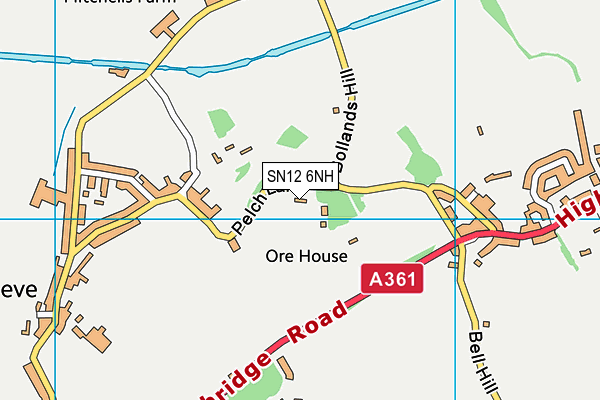 SN12 6NH map - OS VectorMap District (Ordnance Survey)