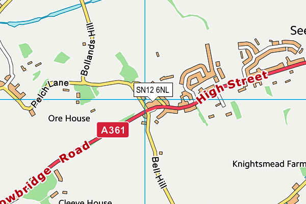 SN12 6NL map - OS VectorMap District (Ordnance Survey)