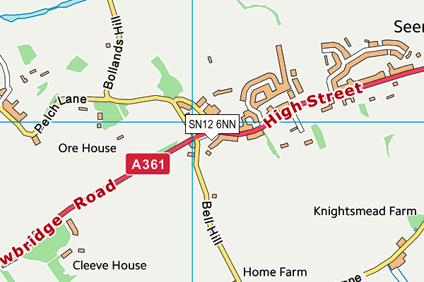 SN12 6NN map - OS VectorMap District (Ordnance Survey)