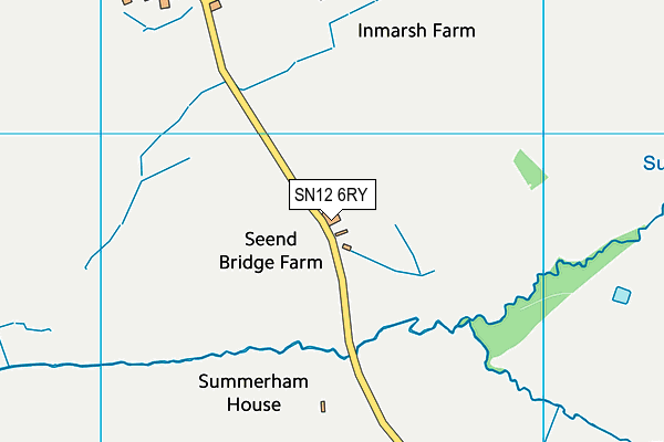 SN12 6RY map - OS VectorMap District (Ordnance Survey)