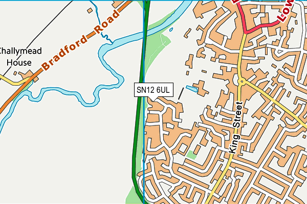 SN12 6UL map - OS VectorMap District (Ordnance Survey)