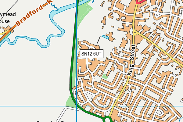 SN12 6UT map - OS VectorMap District (Ordnance Survey)