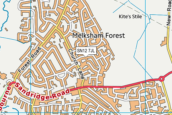 Map of MELKSHAM BUSINESS CENTRE LIMITED at district scale