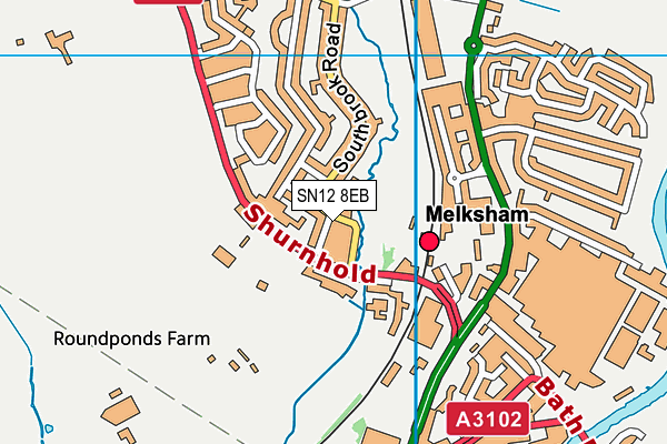 City Fitness map (SN12 8EB) - OS VectorMap District (Ordnance Survey)
