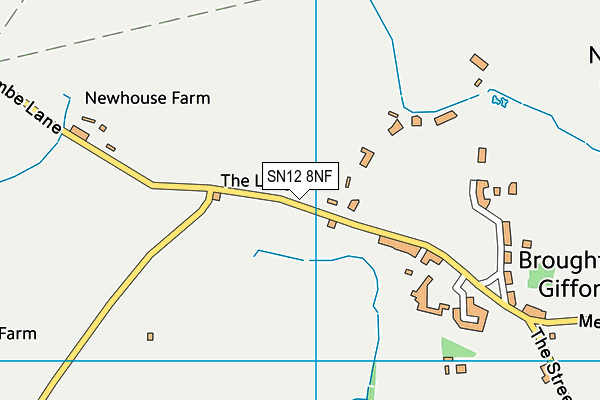 SN12 8NF map - OS VectorMap District (Ordnance Survey)