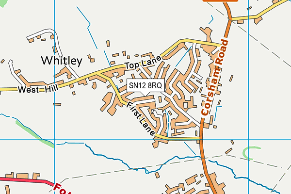 SN12 8RQ map - OS VectorMap District (Ordnance Survey)