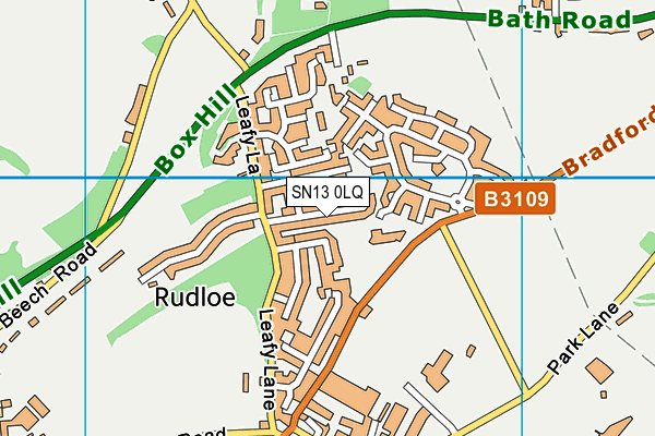 SN13 0LQ map - OS VectorMap District (Ordnance Survey)