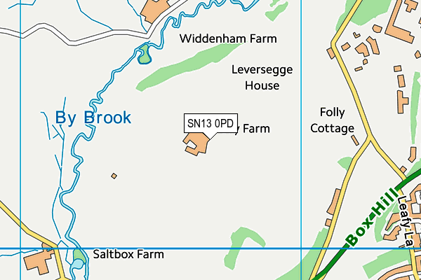 SN13 0PD map - OS VectorMap District (Ordnance Survey)