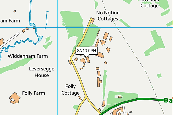 SN13 0PH map - OS VectorMap District (Ordnance Survey)