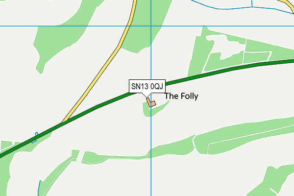 SN13 0QJ map - OS VectorMap District (Ordnance Survey)