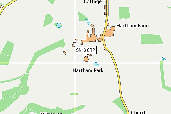 SN13 0RP map - OS VectorMap District (Ordnance Survey)