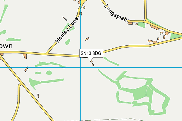 SN13 8DG map - OS VectorMap District (Ordnance Survey)