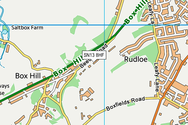 SN13 8HF map - OS VectorMap District (Ordnance Survey)