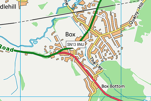 SN13 8NU map - OS VectorMap District (Ordnance Survey)