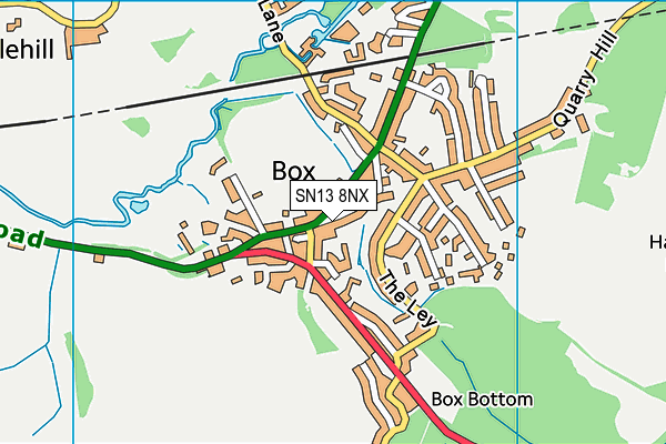 SN13 8NX map - OS VectorMap District (Ordnance Survey)