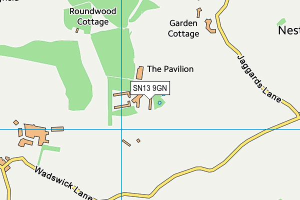 SN13 9GN map - OS VectorMap District (Ordnance Survey)