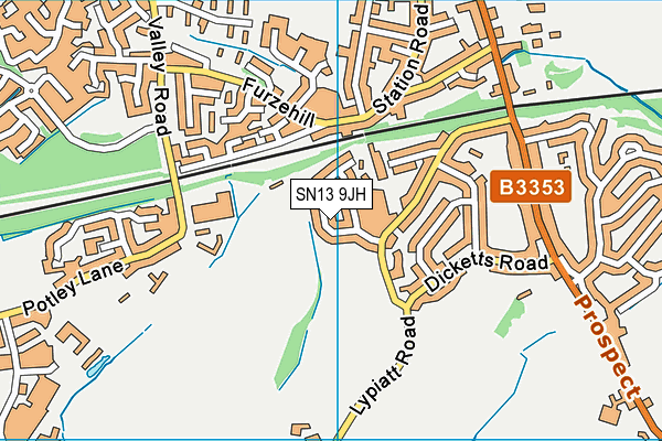 Map of WILD THYME DESIGNS LTD at district scale