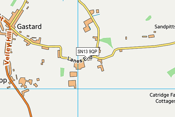 SN13 9QP map - OS VectorMap District (Ordnance Survey)