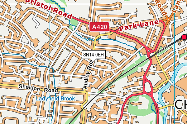 SN14 0EH map - OS VectorMap District (Ordnance Survey)