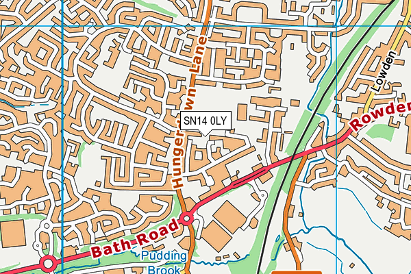 SN14 0LY map - OS VectorMap District (Ordnance Survey)