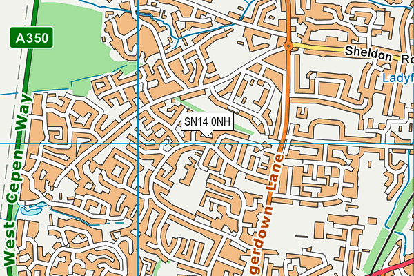 SN14 0NH map - OS VectorMap District (Ordnance Survey)