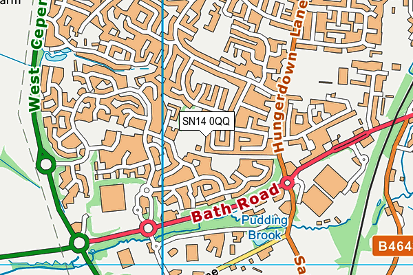 SN14 0QQ map - OS VectorMap District (Ordnance Survey)
