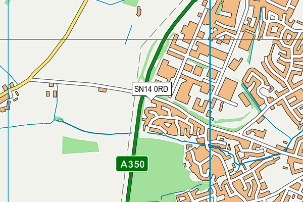 SN14 0RD map - OS VectorMap District (Ordnance Survey)