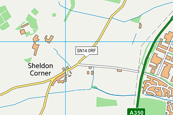 SN14 0RF map - OS VectorMap District (Ordnance Survey)