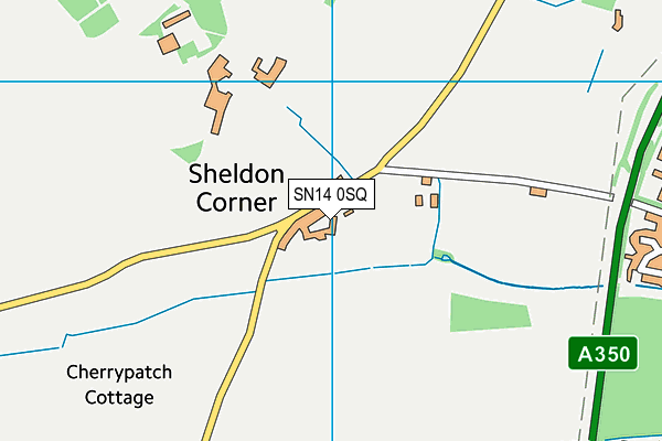 SN14 0SQ map - OS VectorMap District (Ordnance Survey)