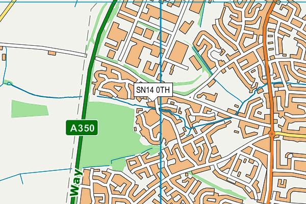 SN14 0TH map - OS VectorMap District (Ordnance Survey)