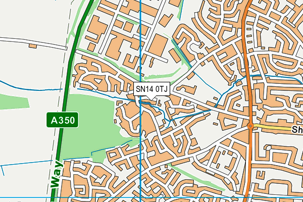 SN14 0TJ map - OS VectorMap District (Ordnance Survey)