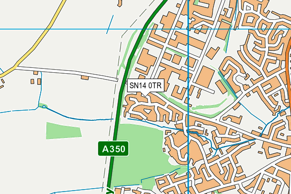 SN14 0TR map - OS VectorMap District (Ordnance Survey)