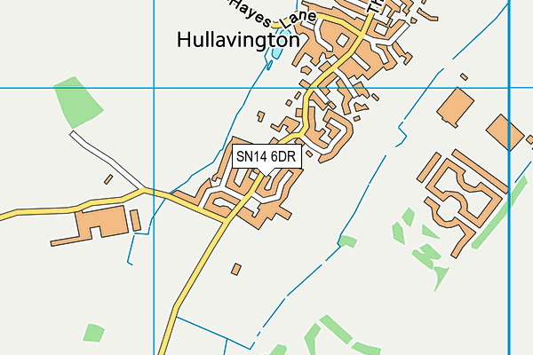 SN14 6DR map - OS VectorMap District (Ordnance Survey)