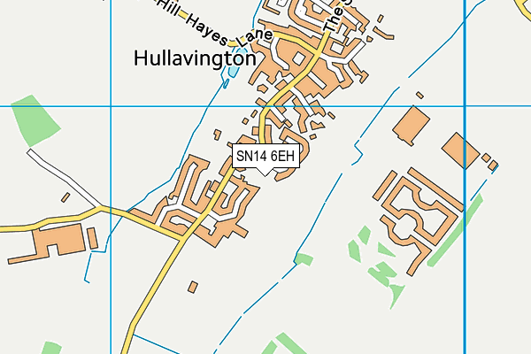 SN14 6EH map - OS VectorMap District (Ordnance Survey)