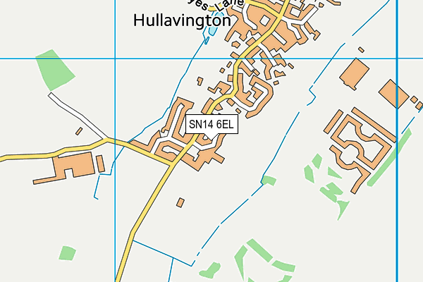 SN14 6EL map - OS VectorMap District (Ordnance Survey)