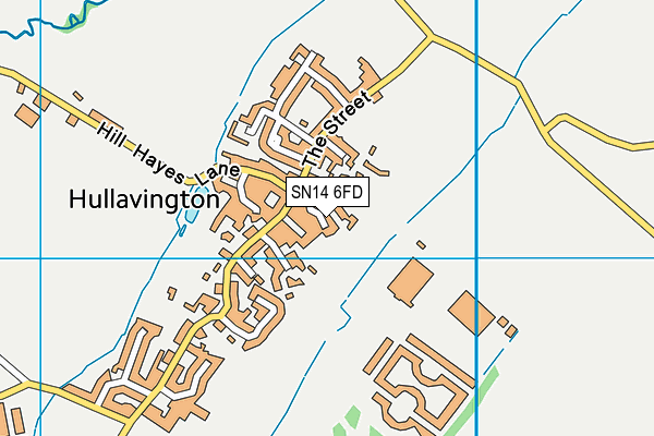 SN14 6FD map - OS VectorMap District (Ordnance Survey)