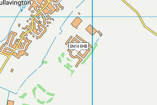 SN14 6HB map - OS VectorMap District (Ordnance Survey)